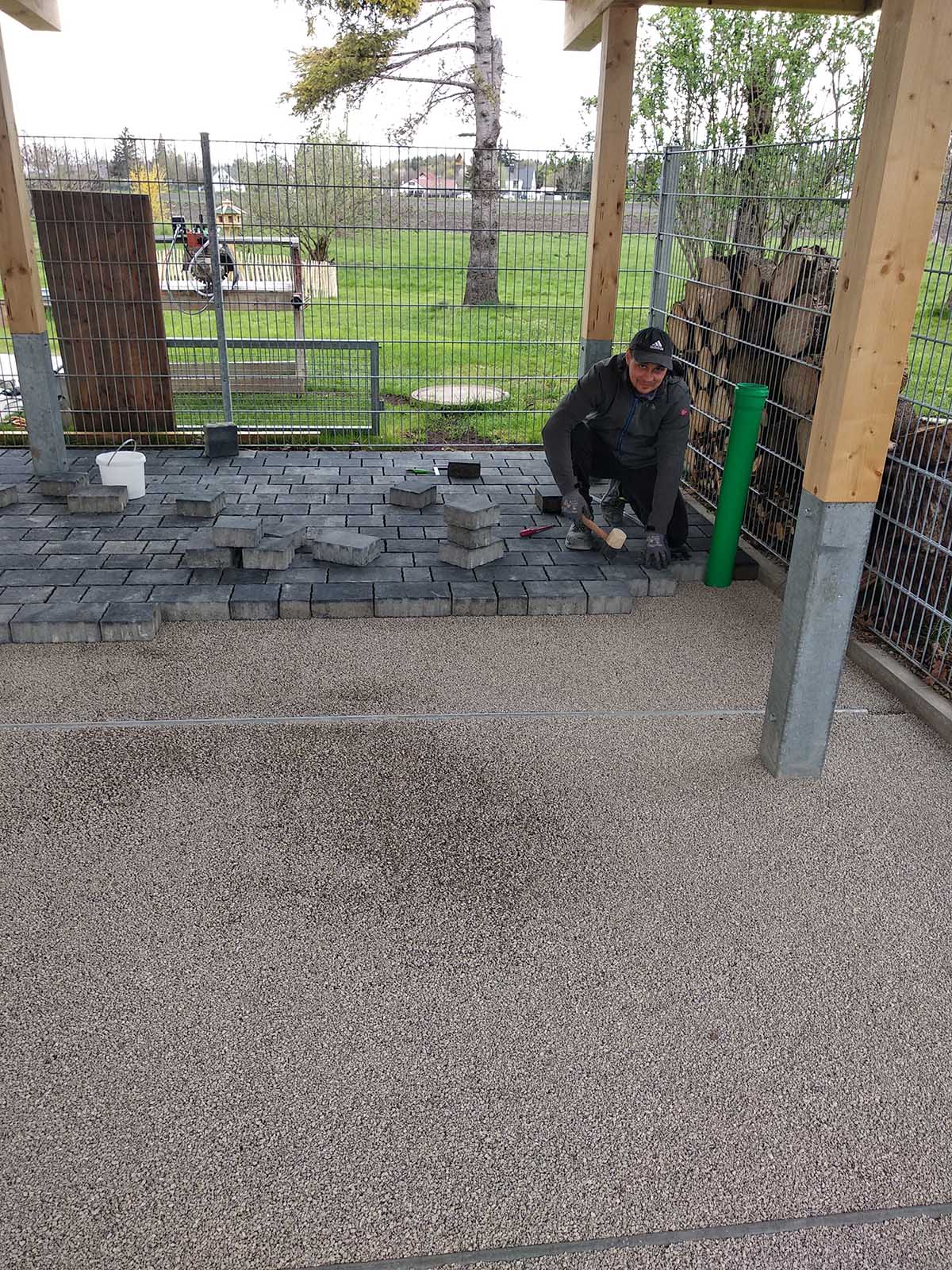 München Pflaster Verlegung